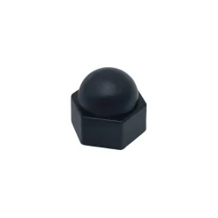 Discount Cache écrou hexagonal M10 pour tête 17mm PE noir (x8)