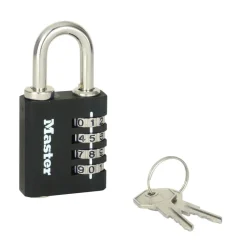 Best MASTER LOCK Cadenas à combinaison 40mm + clé de secours