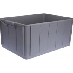 Discount Caisse gerbable pleine d'ensilage 63L gris