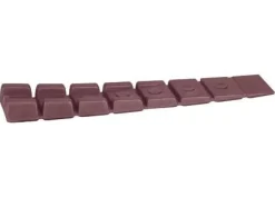 Sale Cales sécables en plastique brun100x20x8mm (x4)