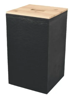 Best EDA Carré "Stone" Jura Montania coffre à granulés de bois 36L
