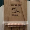 New Carte de 1 piège à rats avec socle en bois LUCIFER
