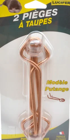 Hot Carte de 2 pièges à taupe Putange avec 2 tentes LUCIFER