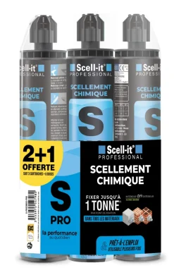 Clearance Cartouche de résine polyester 280 ml (2+1 offert)