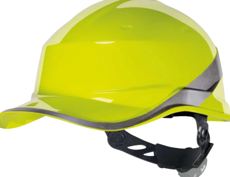 DELTA PLUS Casque de chantier ajustable Diamond V jaune