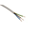Câble d'alimentation électrique H05VV- F 3G2,5mm² blanc 10m