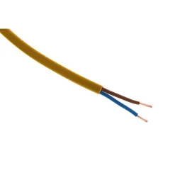 Online Câble d'alimentation électrique H03VVH2- F 0,75mm² doré 5m