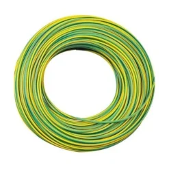 ELECTRALINE Câble H07 V-R Vert/Jaune 16mm - Vendu au mètre