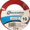 New ELECTRALINE Câble H07 VU rouge 2,5mm 10M