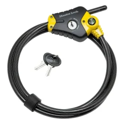 Hot MASTER LOCK Câble 4,5m x Ø10mm bloc de serrure 3 positions 4 clés