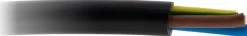 ZENITECH Câble rigide U1000R2V 3G6mm² noir - Vendu au ml