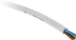 Discount ZENITECH Câble souple H05VV-F 3G 2,5mm² blanc - Vendu au ml