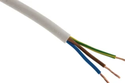 Discount ZENITECH Câble souple H05VV-F 3G 2,5mm² blanc - Vendu au ml
