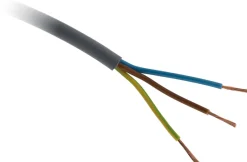 Best ZENITECH Câble souple H05VV-F 3G 1,5mm² gris 10m