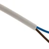 Hot ZENITECH Câble souple H05VV-F 2x 1mm² blanc - Vendu au ml