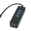 Outlet Câble USB FPE type C mâle / 3 USB 3.0 femelle + RJ45 femelle