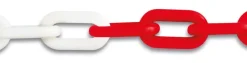 Clearance CHAPUIS Chaîne de signalisation Ø8mm rouge/blanc - Vendu au mètre
