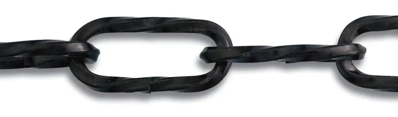 Online CHAPUIS Chaîne lustrerie-décoration maille figaro noir Ø2,2mm