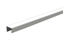 Hot Chant PVC profil U rigide blanc 16 mm L.2,75 m