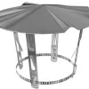 Hot TEN Chapeau chinois inox n°4 Ø200/250mm