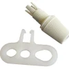 Hot TIBELEC Chape suspension + serre-câble mâle 10 x 1