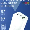 Best VARTA Chargeur rapide 65W USB C x2 + USB A