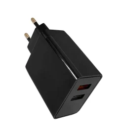 Outlet Chargeur USB FPE sur secteur à charge rapide avec 2 USB noir
