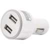 New Chargeur USB sur allume cigare avec 2 USB blanc
