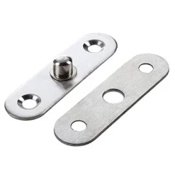 Outlet Charnière pivotante 360° acier inoxydable 56x10x16mm (x2)