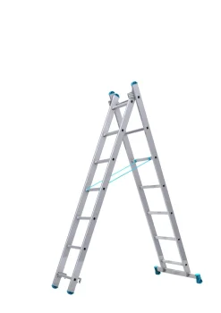 Clearance ARTUB Échelle transformable aluminium 2x7 1,99/3,39m Brico