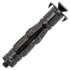 Cheville corps creux acier zingué M4 + vis TF noir (x12)