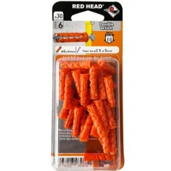 Hot RED HEAD Chevilles Ztech Ø6x30 mm (x30)