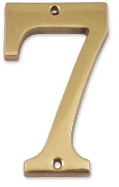 Clearance CHAPUIS Chiffre en laiton massif N°7 H.97mm