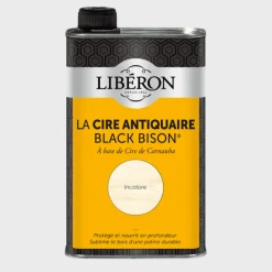 Clearance LIBERON Cire antiquaire Black Bison liquide incolore 0,5L LIBÉRON