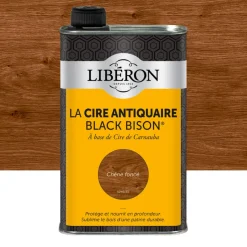 New LIBERON Cire antiquaire Black Bison liquide chêne foncé 0,5L LIBÉRON