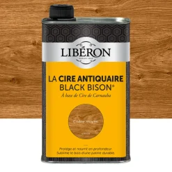 Clearance LIBERON Cire antiquaire Black Bison liquide chêne moyen 0,5L LIBÉRON