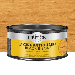Outlet LIBERON Cire antiquaire Black Bison pâte noyer blond 500 ml LIBÉRON