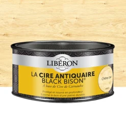 Outlet LIBERON Cire antiquaire Black Bison pâte chêne clair 500 ml LIBÉRON