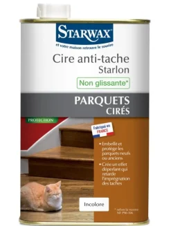 STARWAX Cire anti-tâche liquide pour parquet incolore 1L
