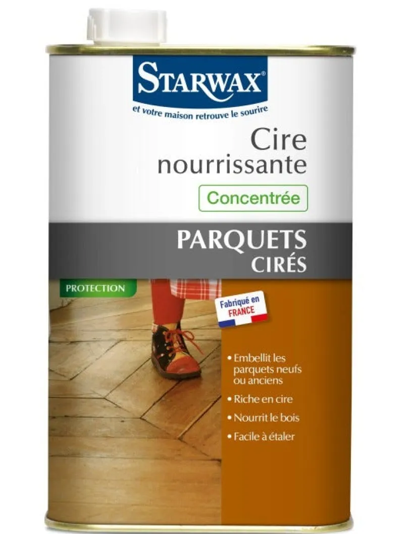 Sale STARWAX Cire nourrissante liquide concentrée pour parquet 1L