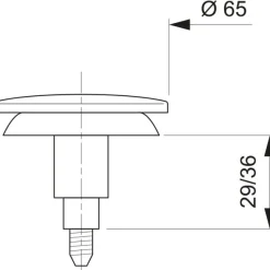 WIRQUIN Clapet Quick-Clac pour lavabo/bidet/baignoire inox