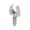 Clearance DEBFLEX Clips pour tube Ø20mm gris