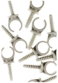 Online ZENITECH 10 clip tube Ø20mm + chevilles