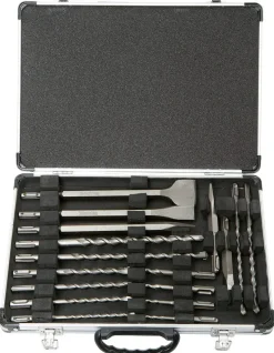 MAKITA Coffret 12 forets et 5 outils burinage SDS-PLUS