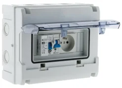 Discount ZENITECH Coffret IP65 1 rangée 8 modules équipé