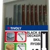 Best TIVOLY Coffret lames scie sauteuse b d - tôle fine