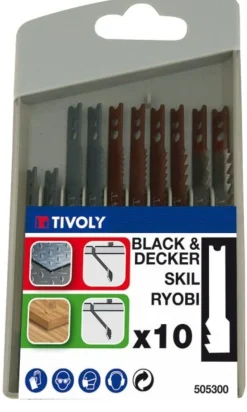 Best TIVOLY Coffret lames scie sauteuse b d - tôle fine