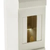New ZENITECH Coffret 2 modules sans porte blanc