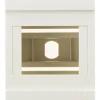 Discount ZENITECH Coffret 4 modules sans porte blanc