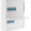 New ZENITECH Coffret 2 rangées 26 modules équipé blanc